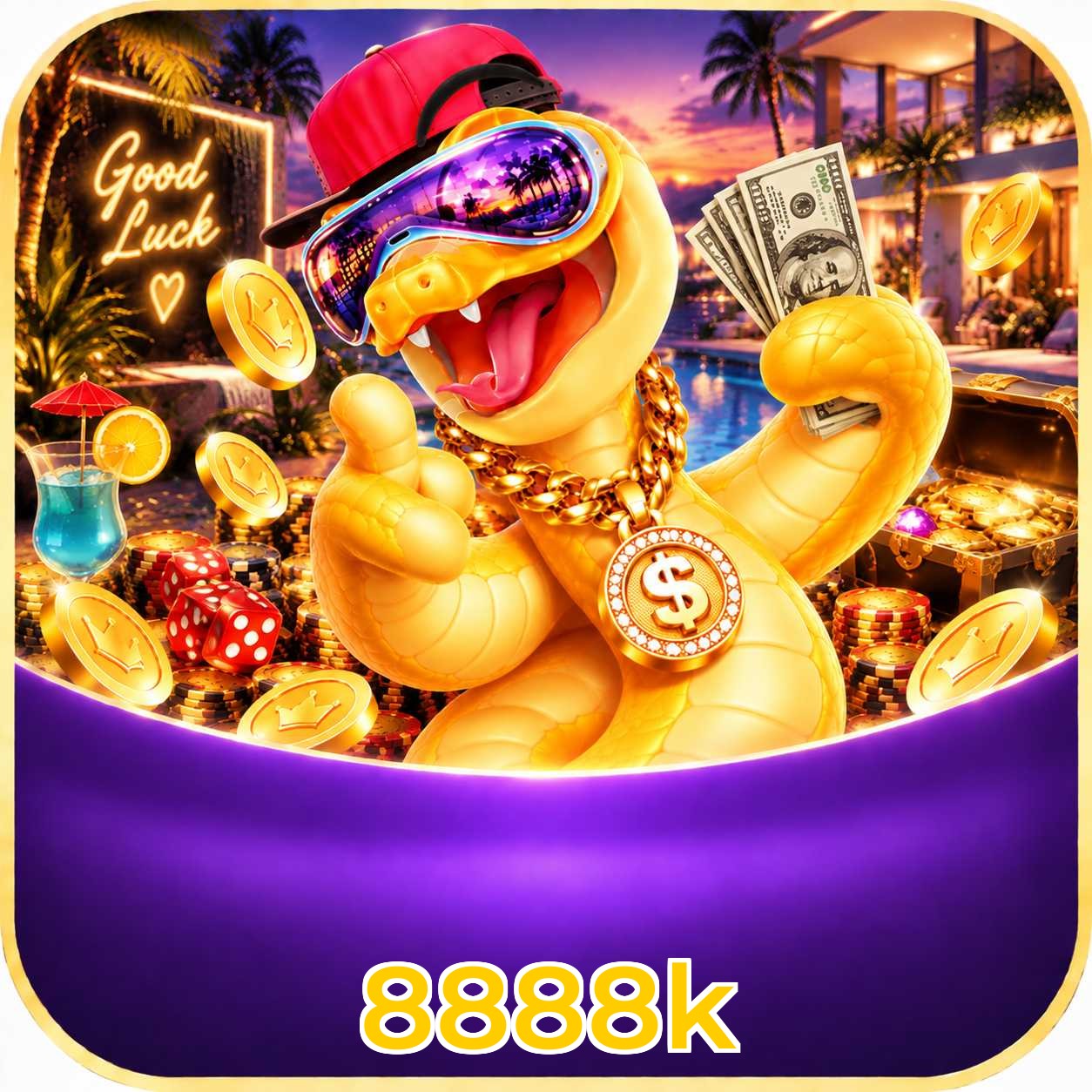 8888k Logo