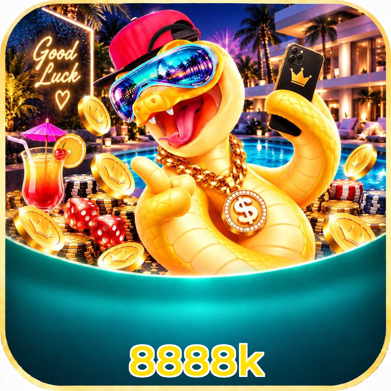 8888k Logo